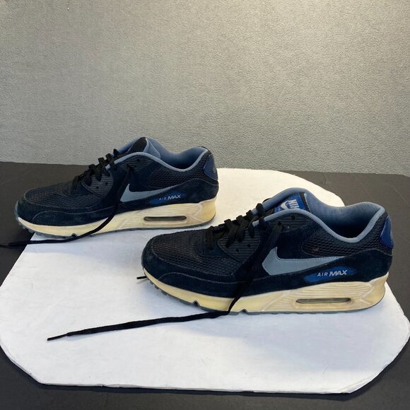 Size 10.5 Men's Nike Air Max 90 Essential Blue Marine 537384041,Comfort - Picture 14 of 16